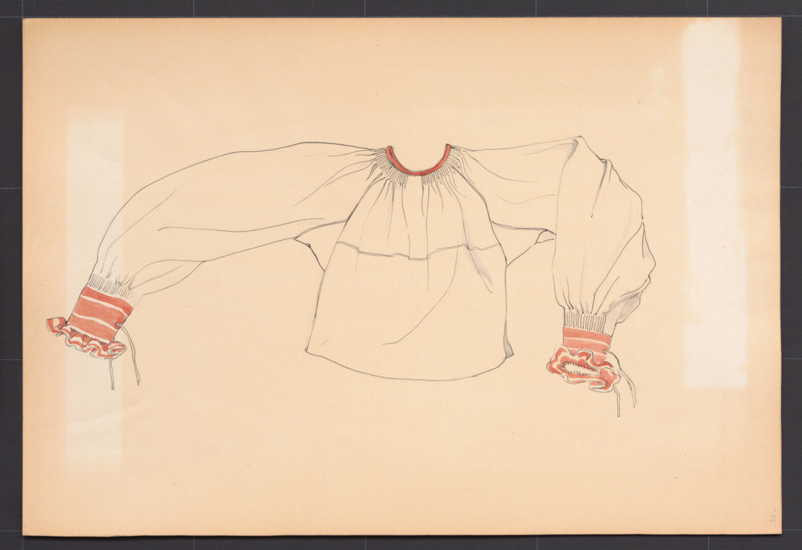 Kresba – oplecko ženské