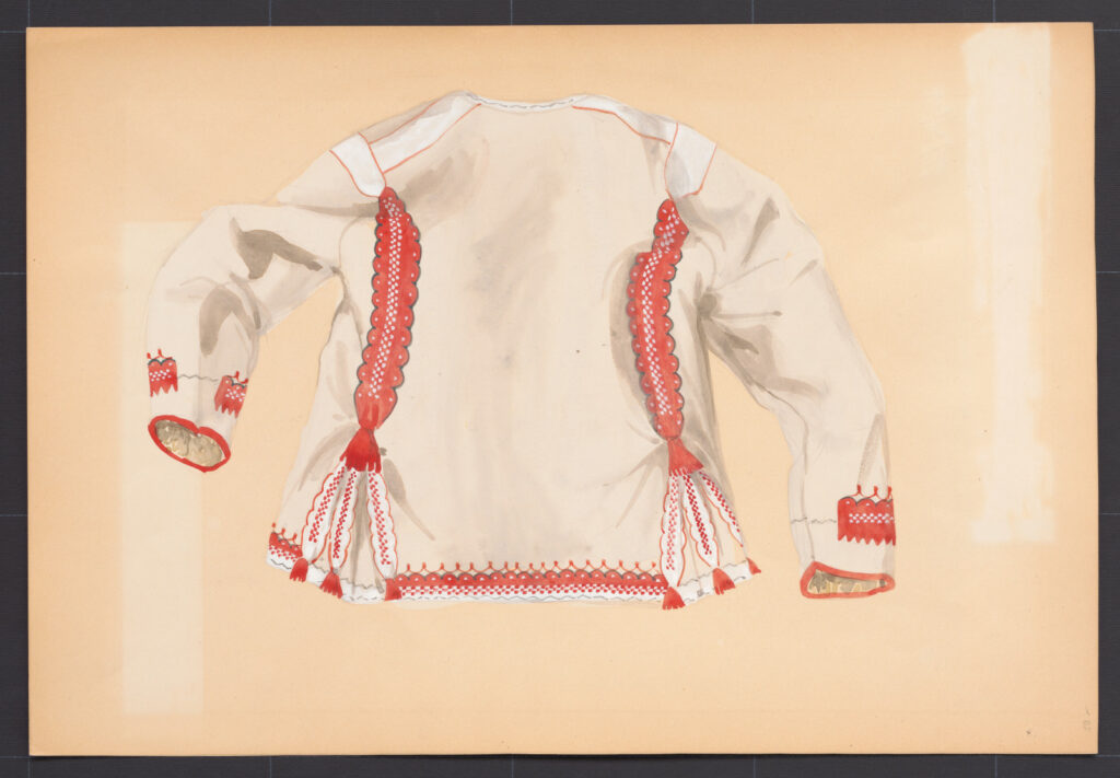 Kresba – kožuch ženský