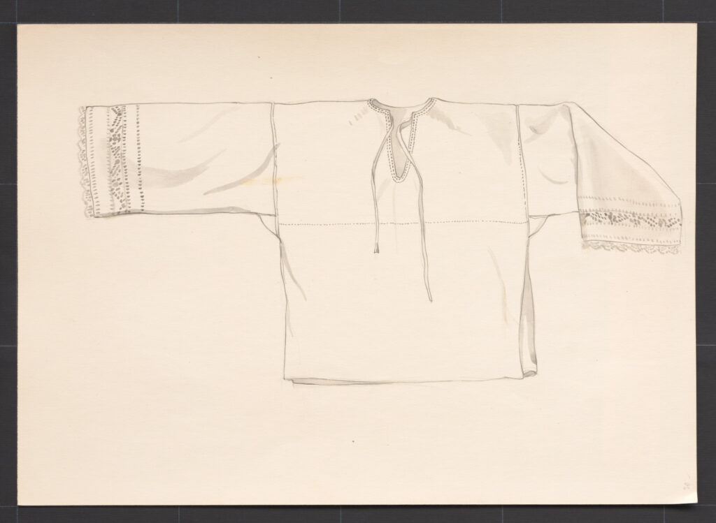 Kresba – košeľa mužská