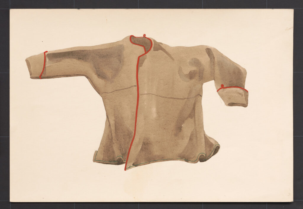 Kresba – kabanica mužská