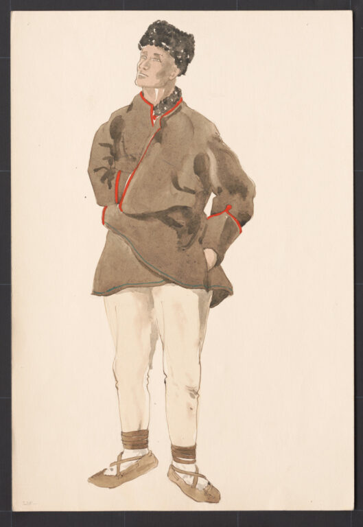 Kresba – odev mužský zimný