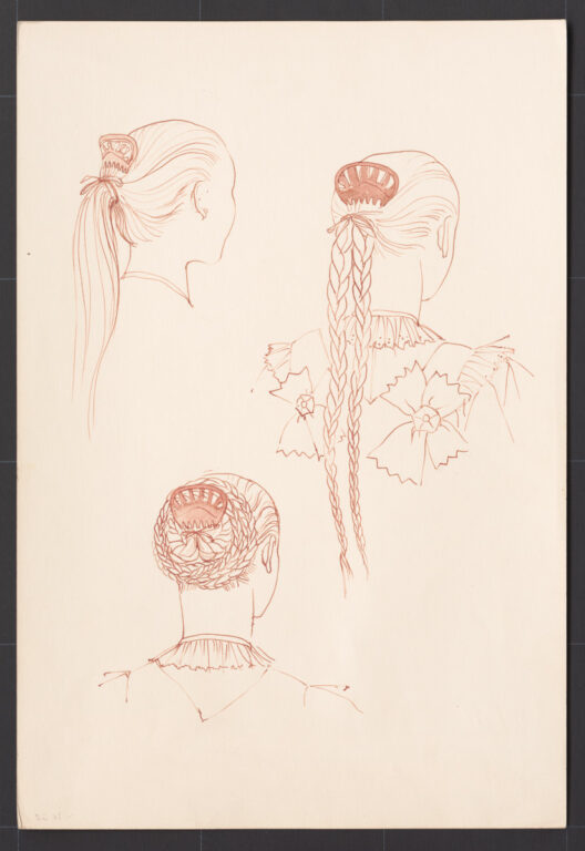 Kresba – účes ženský