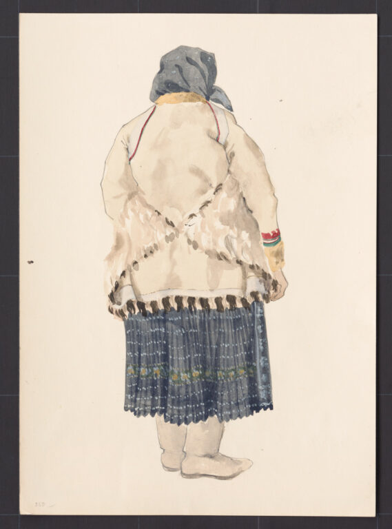 Kresba – odev ženský zimný