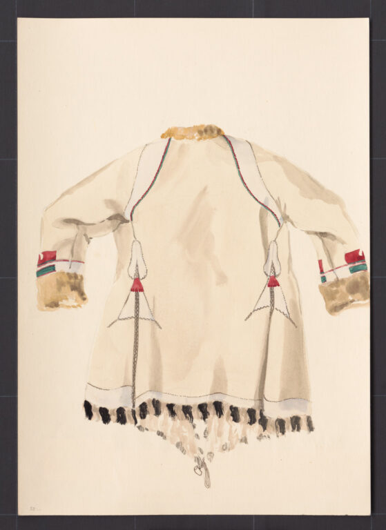 Kresba – kožuch ženský