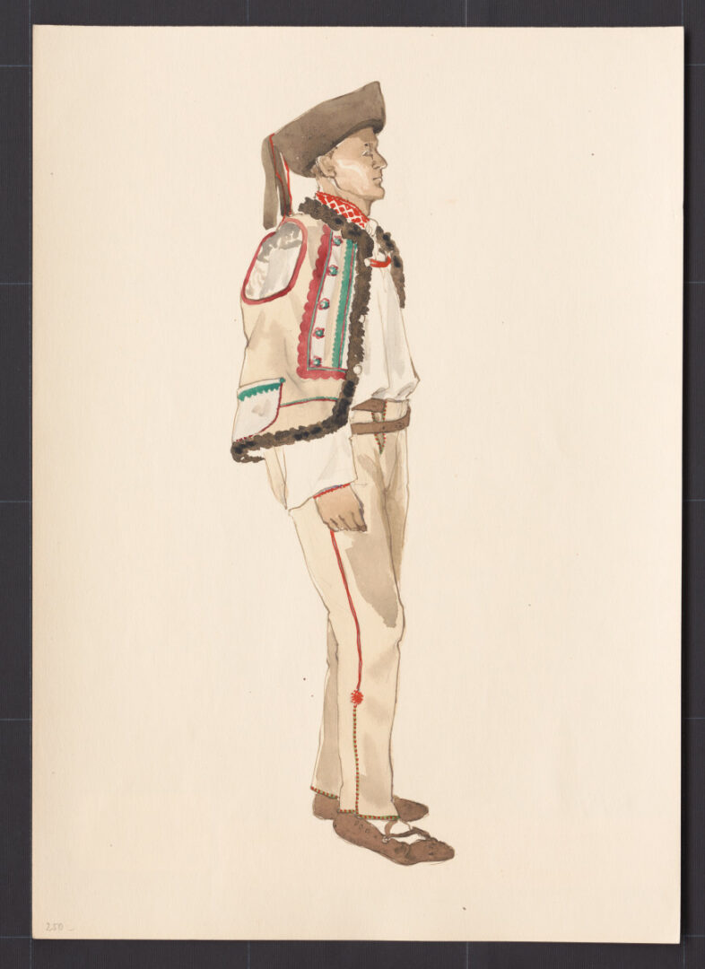 Kresba – odev mládenca