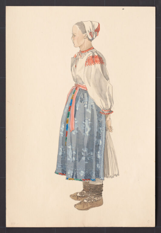 Kresba – odev ženský