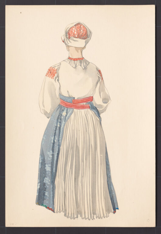 Kresba – odev ženský