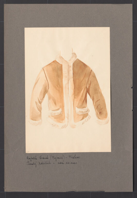 Kresba – kožuch ženský