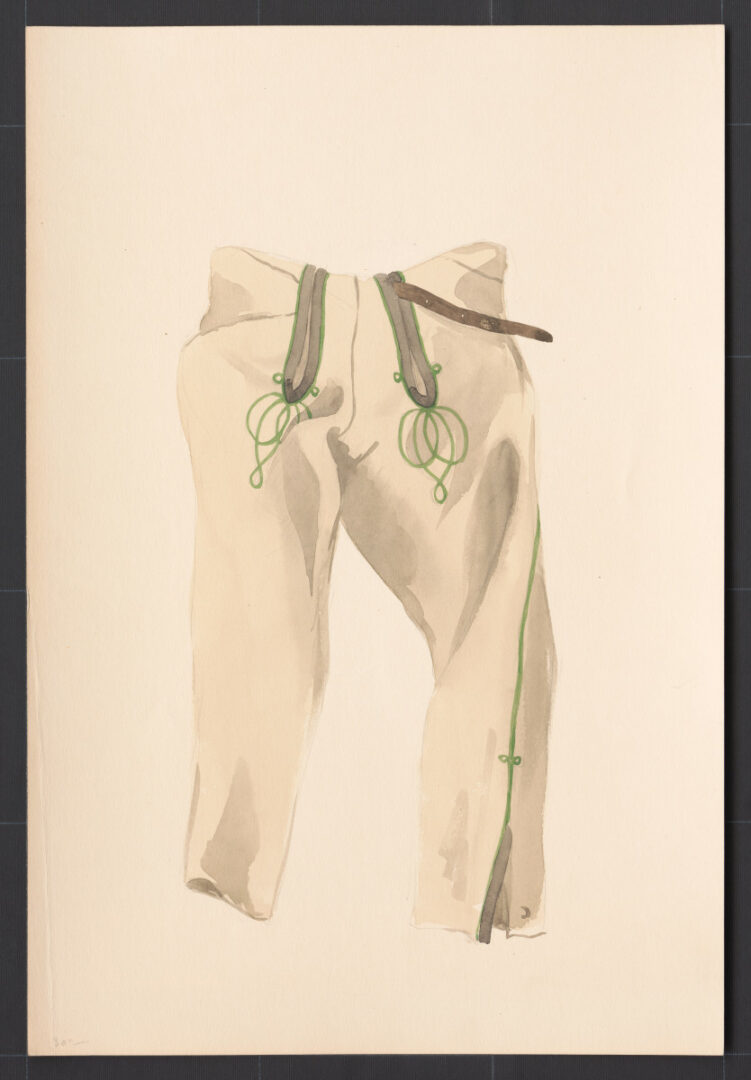 Kresba – nohavice súkenné