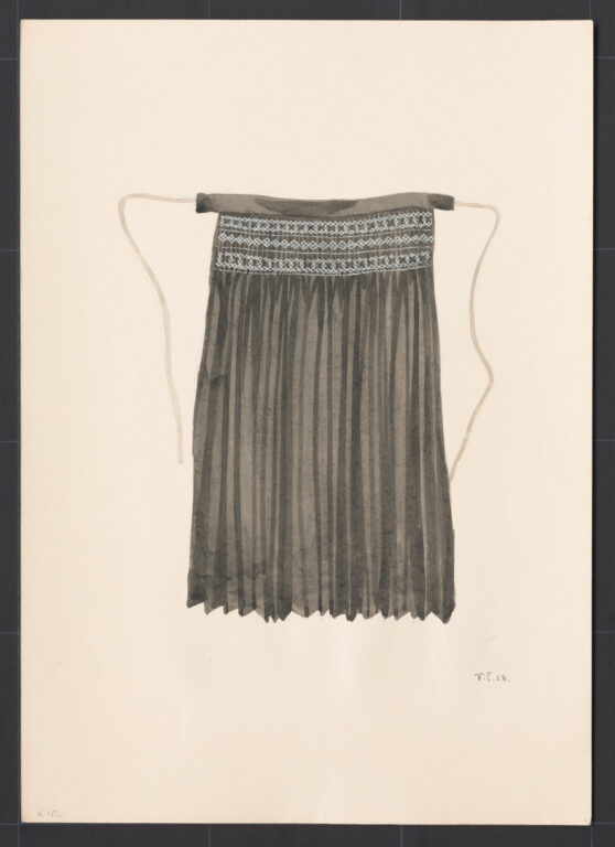 Kresba – zástera sviatočná