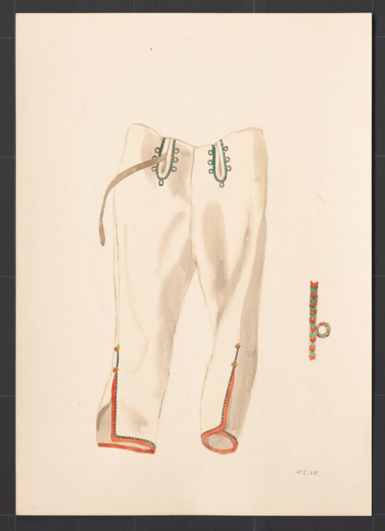 Kresba – nohavice súkenné