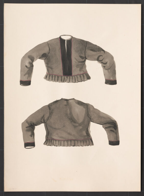 Kresba – kabátik ženský