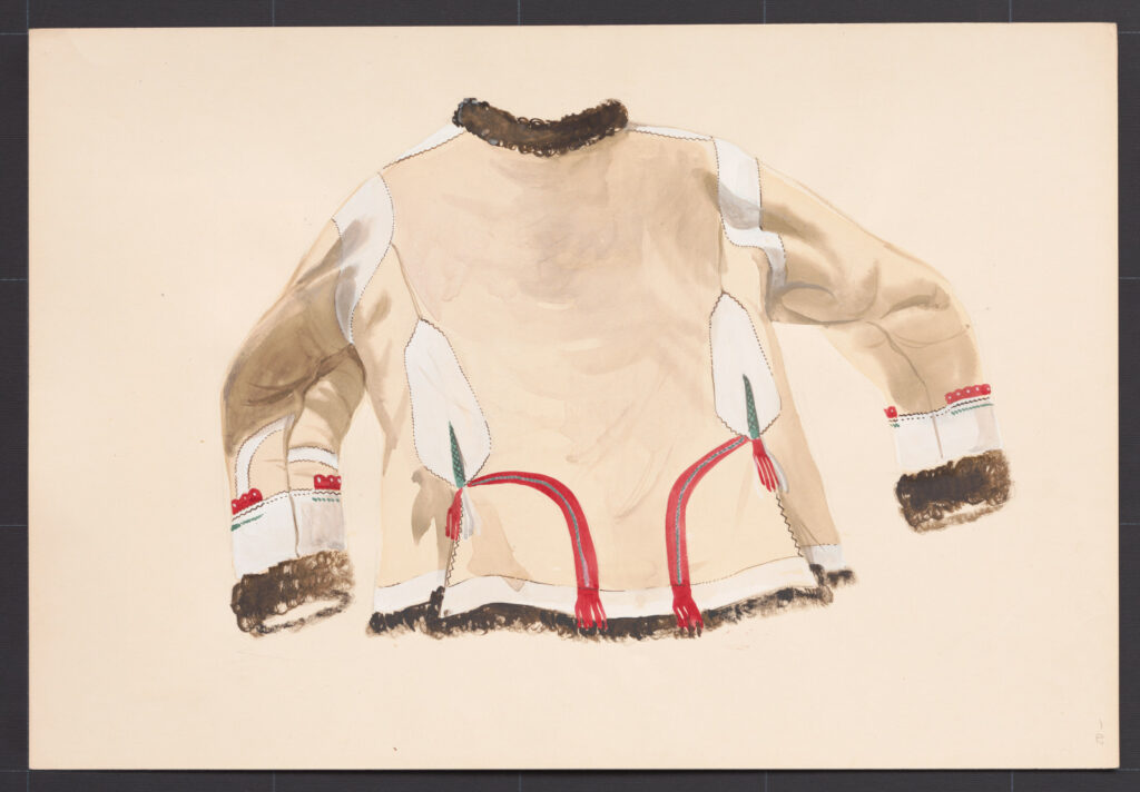 Kresba – kožuch ženský