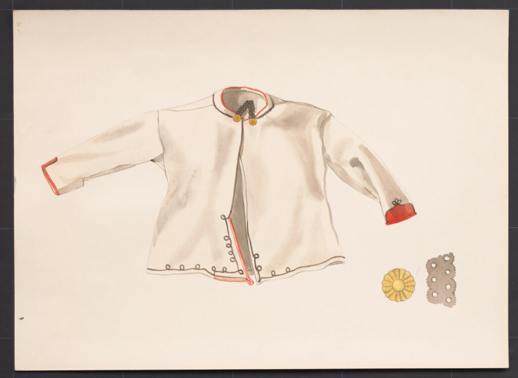 Kresba – kabanica mužská