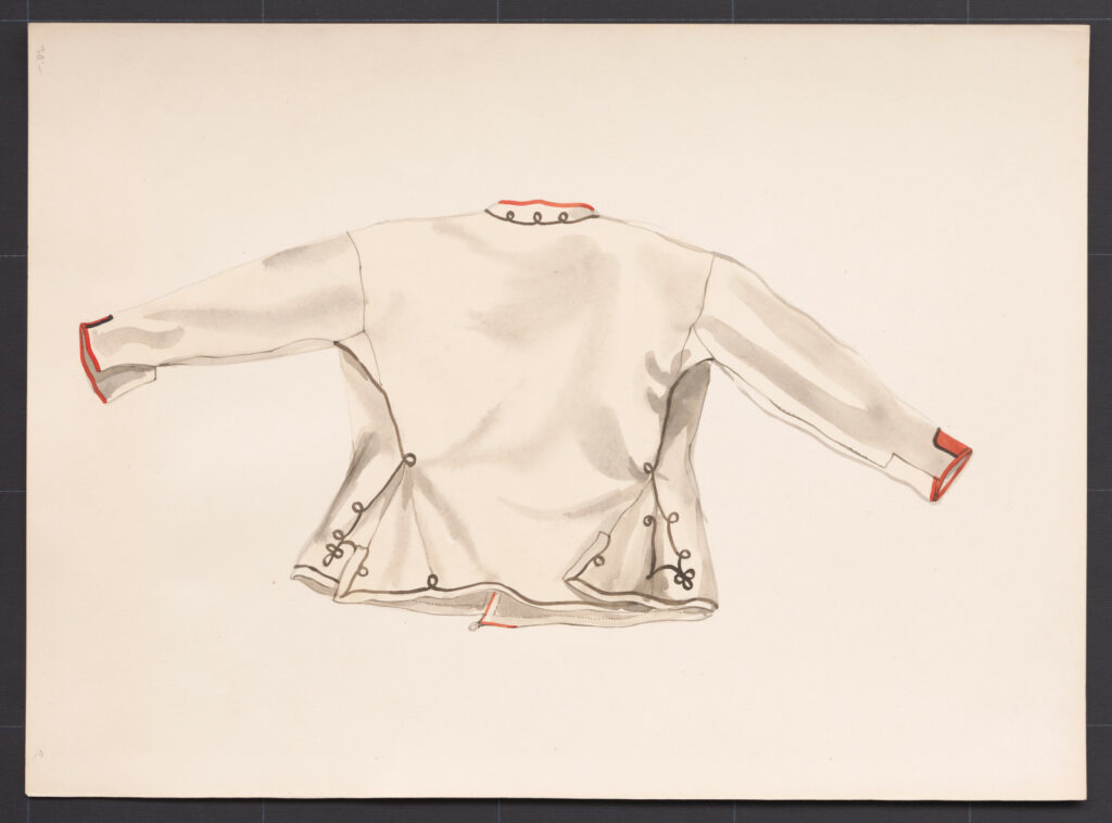 Kresba – kabanica mužská