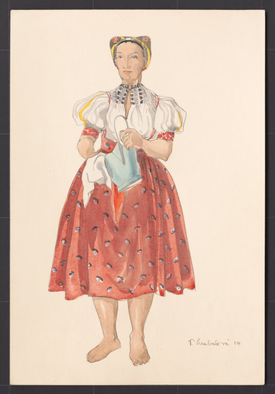 Kresba – odev ženský pracovný