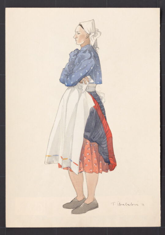 Kresba – odev ženský