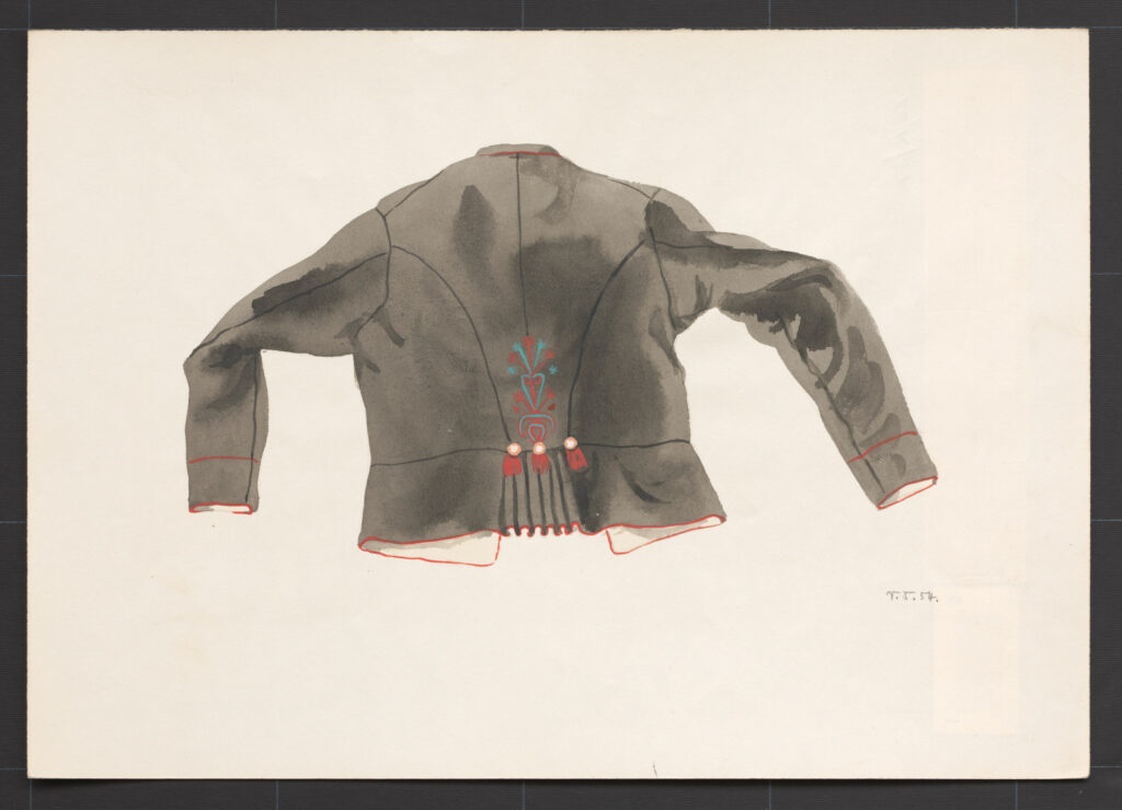 Kresba – kabátik ženský