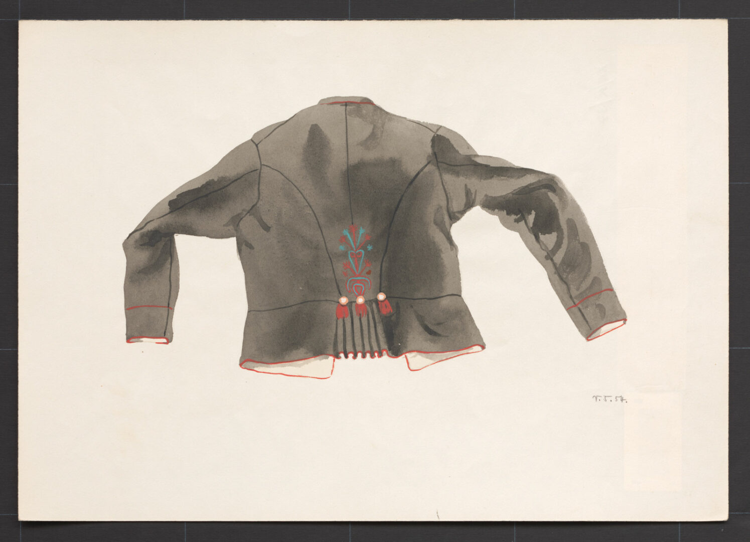 Kresba – kabátik ženský