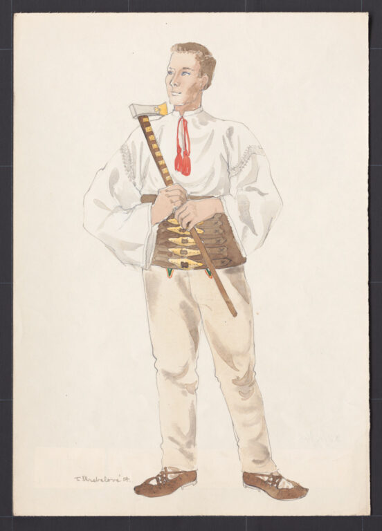 Kresba – odev baču