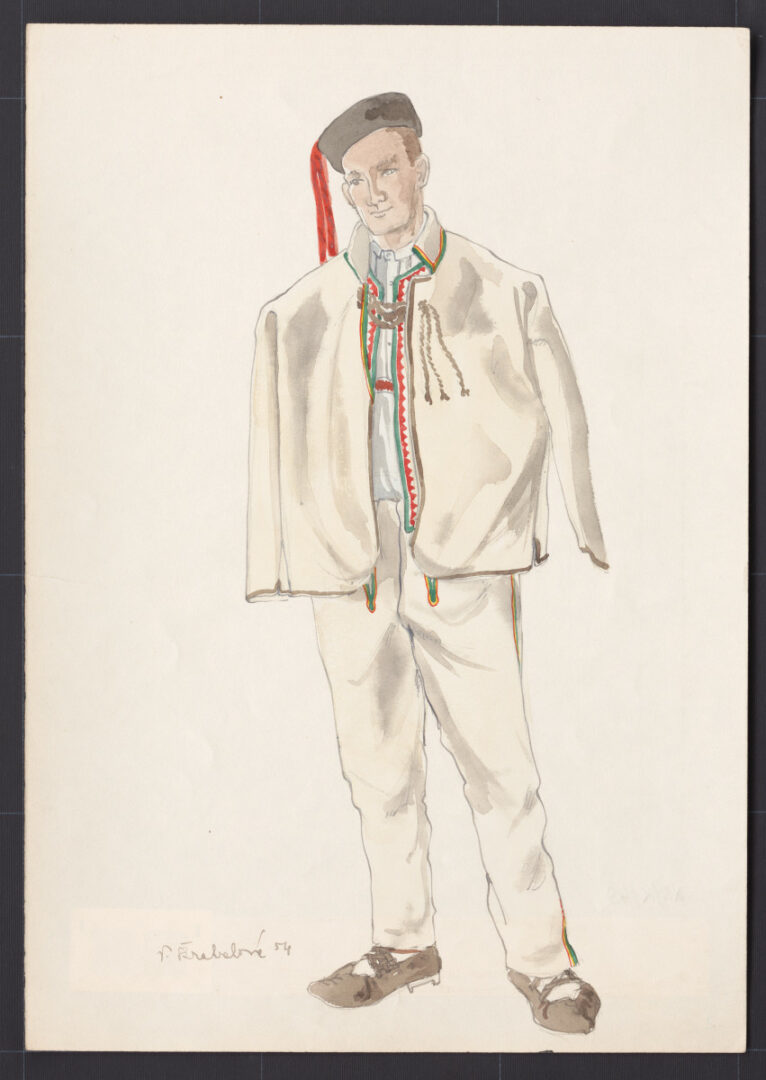 Kresba – odev mužský zimný