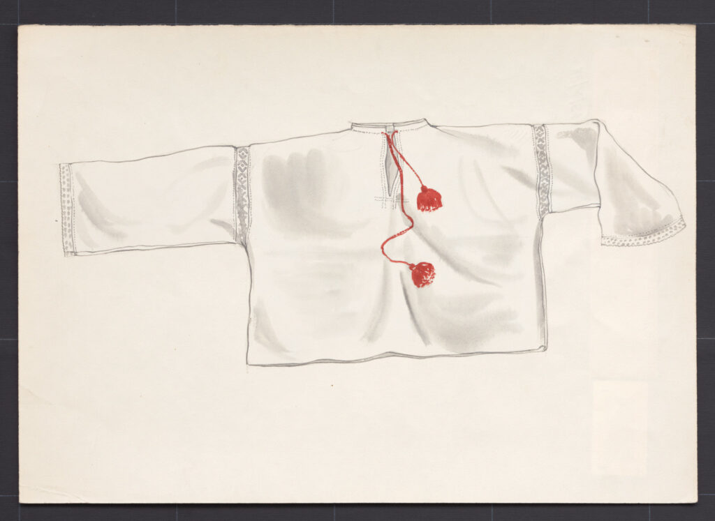 Kresba – košeľa mužská