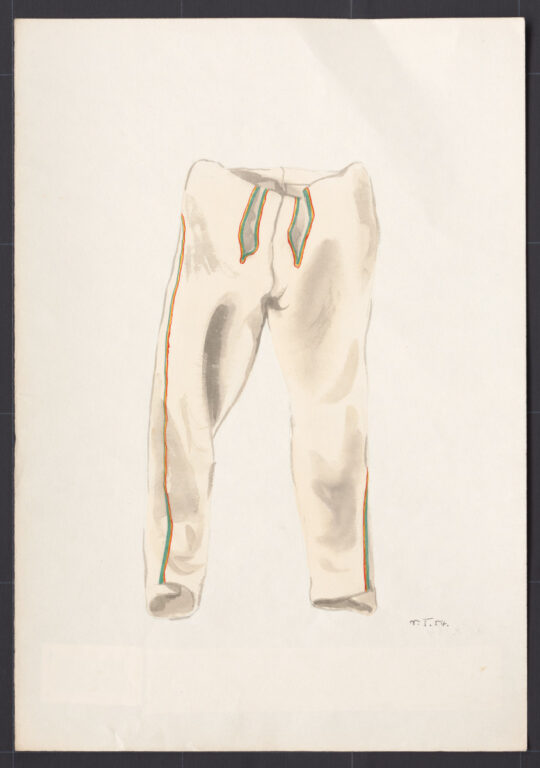 Kresba – nohavice súkenné