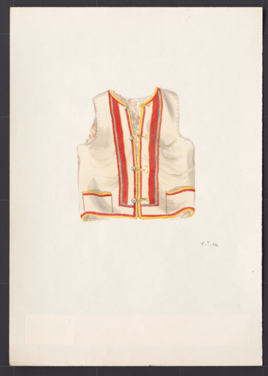 Kresba – kožuštek mužský