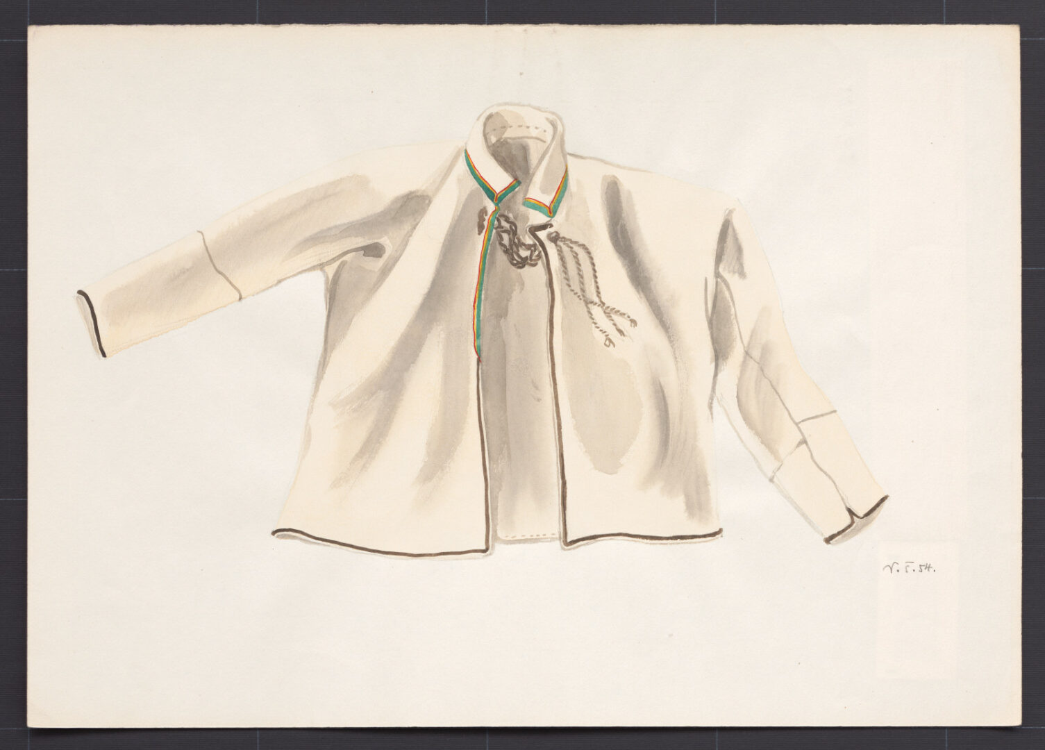 Kresba – kabanica mužská