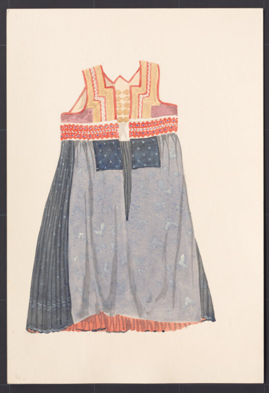 Kresba – sukňa so živôtikom