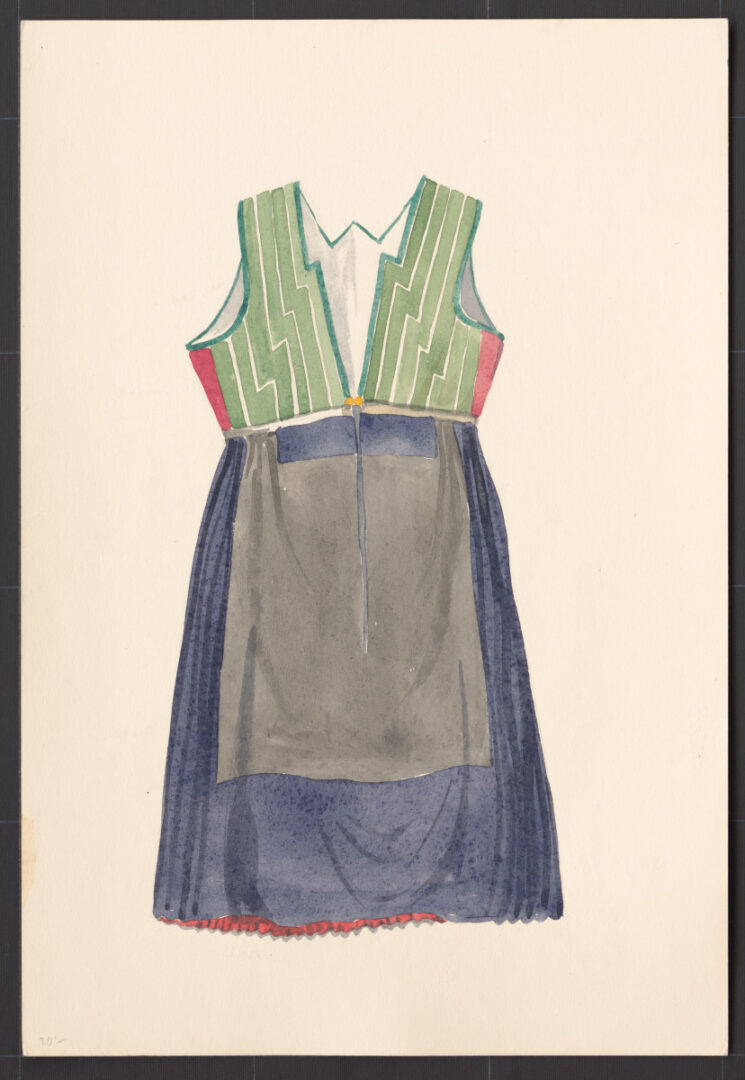 Kresba – sukňa súkenná