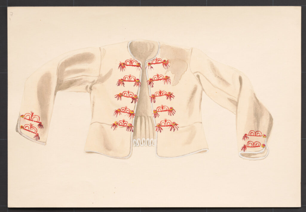 Kresba – kabátik ženský