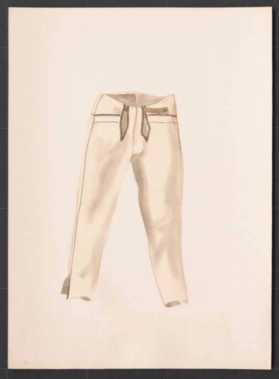Kresba – nohavice súkenné