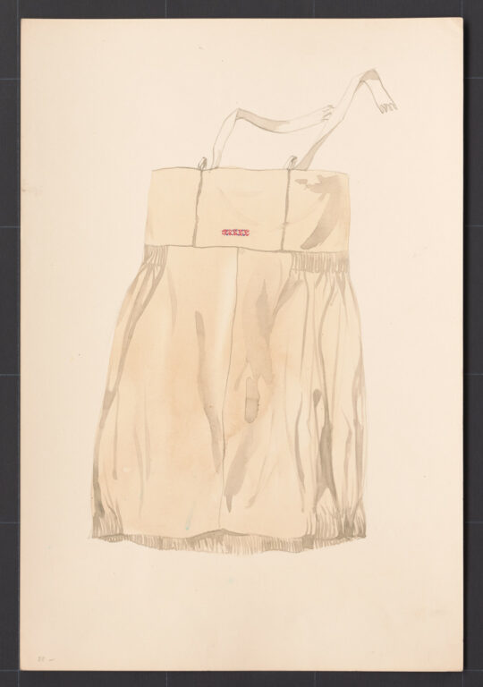 Kresba – rubáš konopný