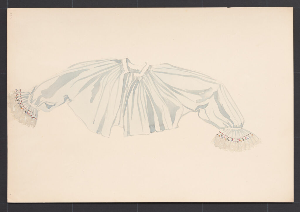 Kresba – rukávce sviatočné