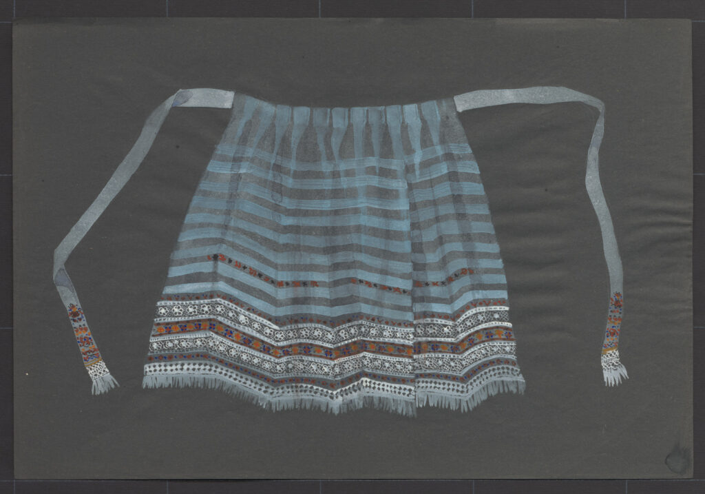 Kresba – zástera sviatočná