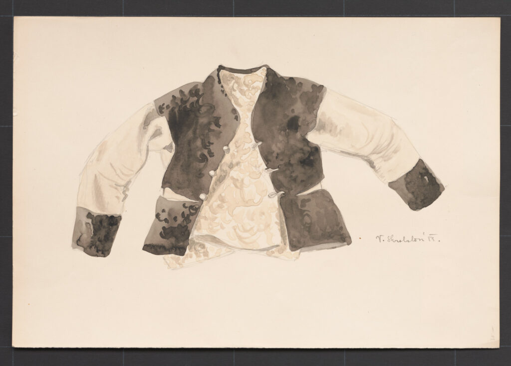 Kresba – kožuch ženský