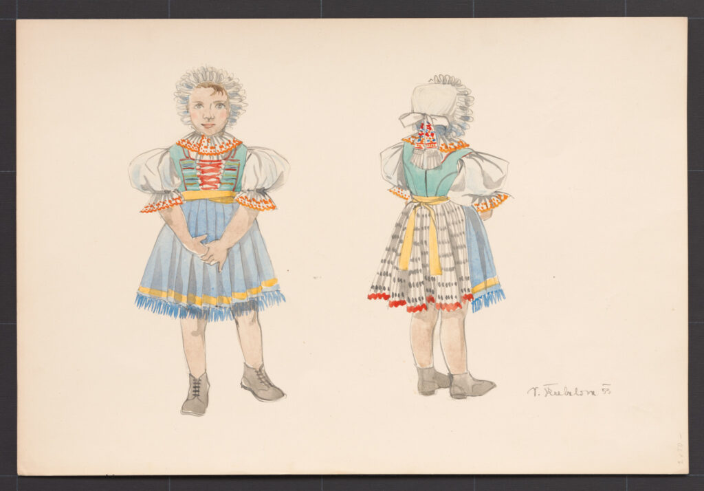 Kresba – odev slávnostný detský