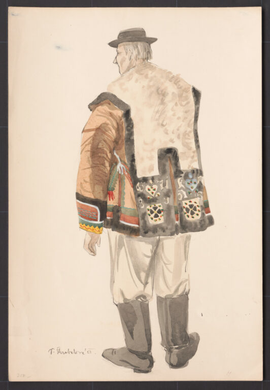 Kresba – odev mužský zimný