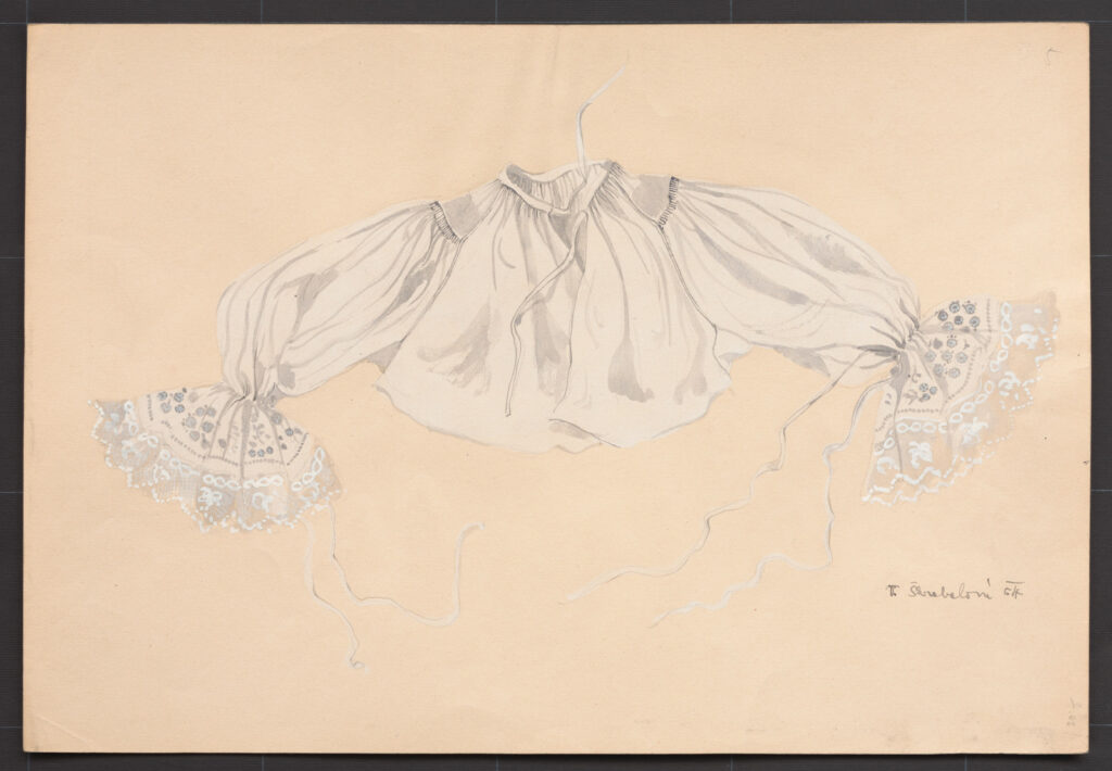 Kresba – rukávce sviatočné