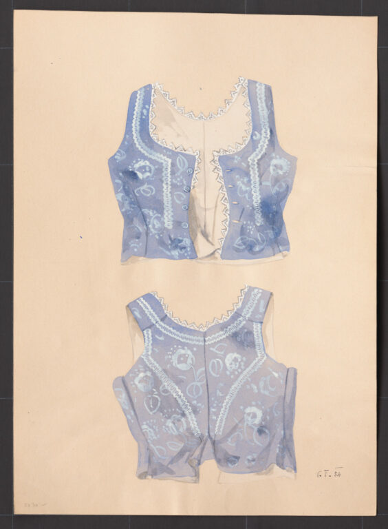 Kresba – živôtik ženský novší