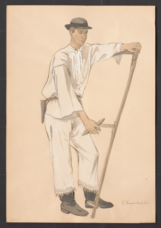 Kresba – odev mužský pracovný