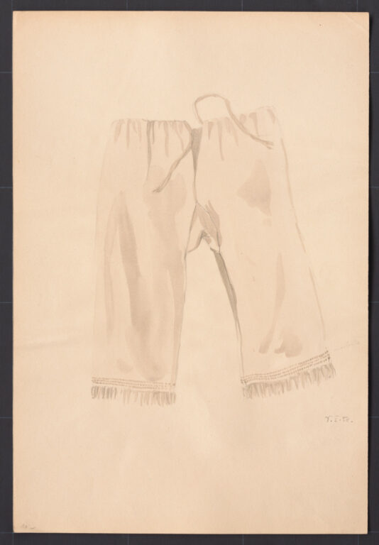 Kresba – gate mužské konopné