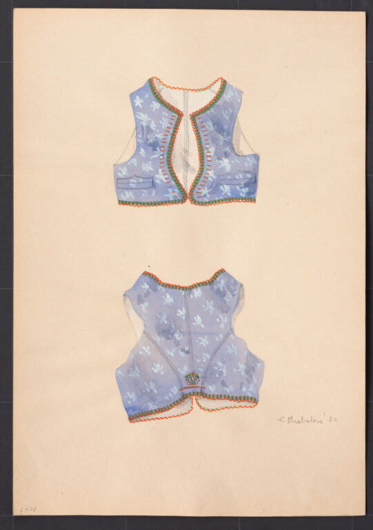 Kresba – živôtik mužský sviatočný