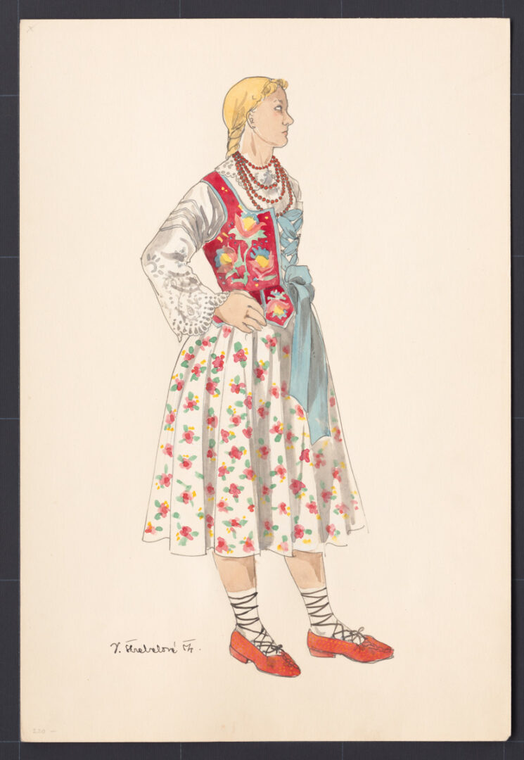 Kresba – odev dievčenský