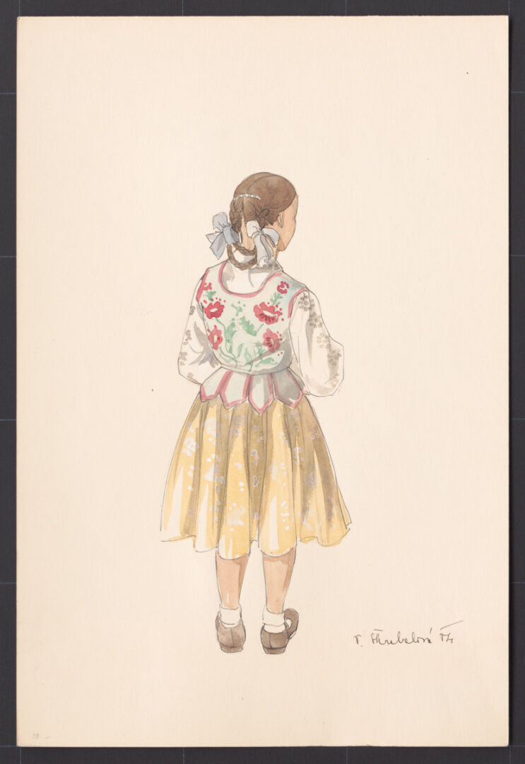 Kresba – odev dievčenský