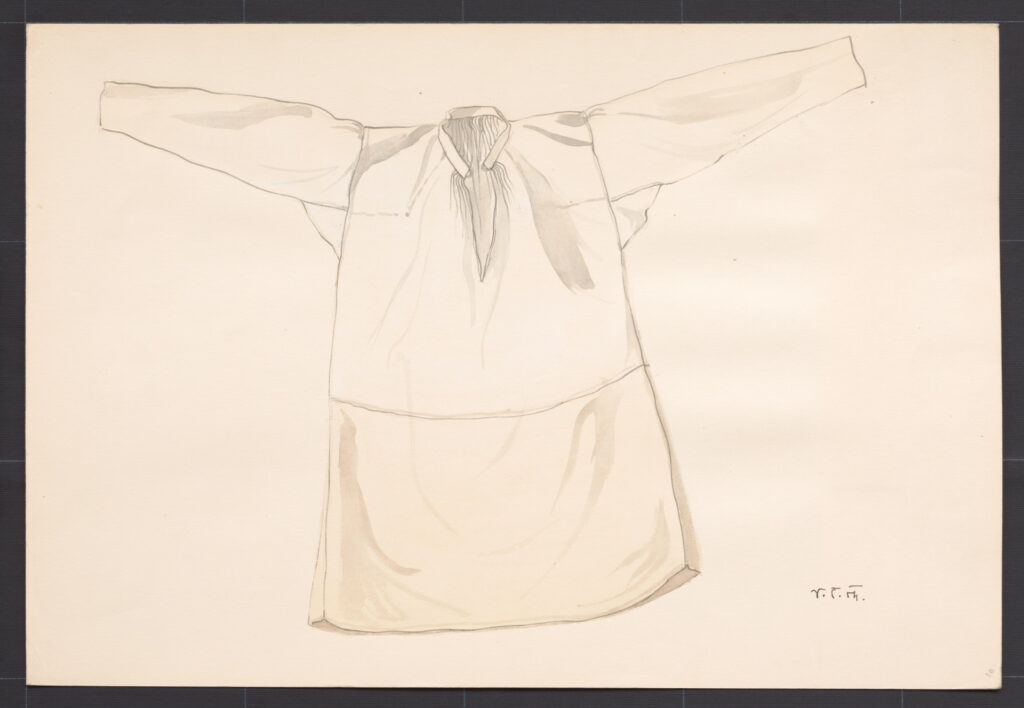 Kresba – košeľa ženská