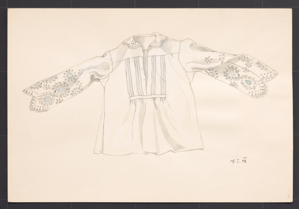 Kresba – blúzka ženská