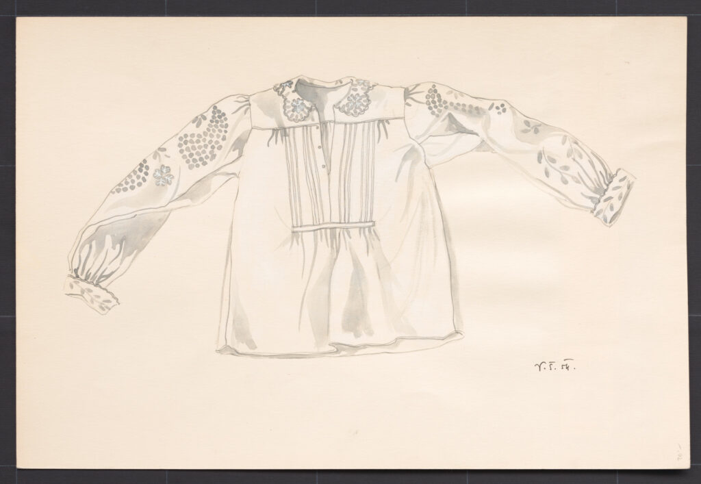 Kresba – blúzka ženská