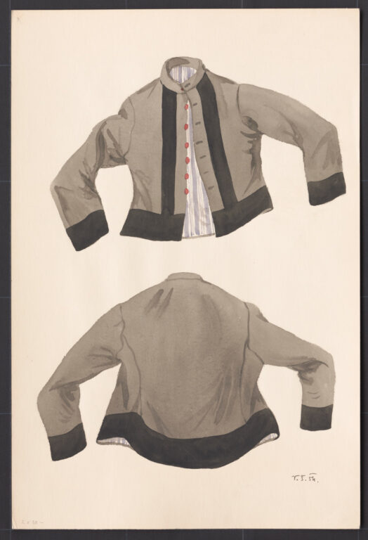 Kresba – kabátik ženský